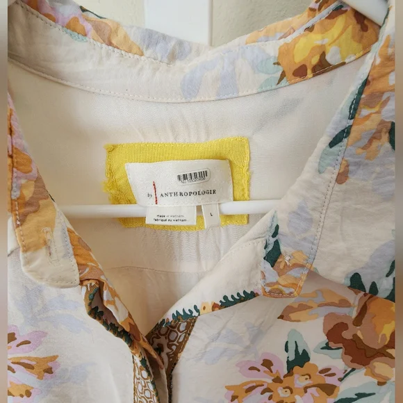 Anthropologie Multicolor Floral Blouse - Picture 4 of 9